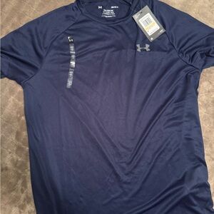Under Armour Men's Navy Shirt MEDIUM
